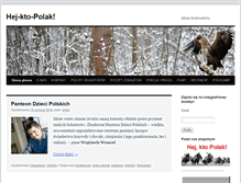 Tablet Screenshot of hej-kto-polak.pl